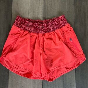 Lululemon athletic women's orange reddish Shorts size 4
